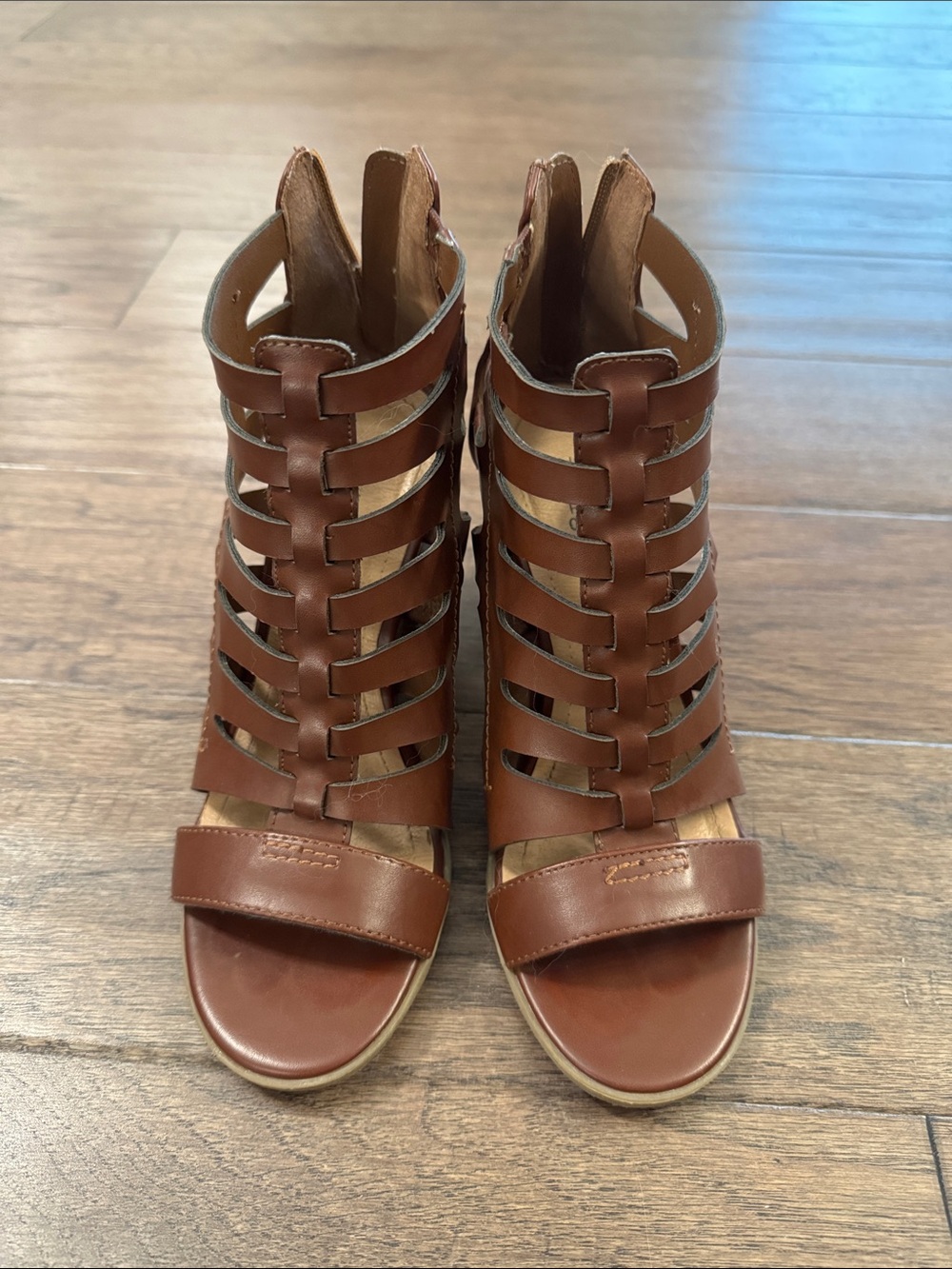 Indigo rd. Brown Strappy Gladiator Sandals